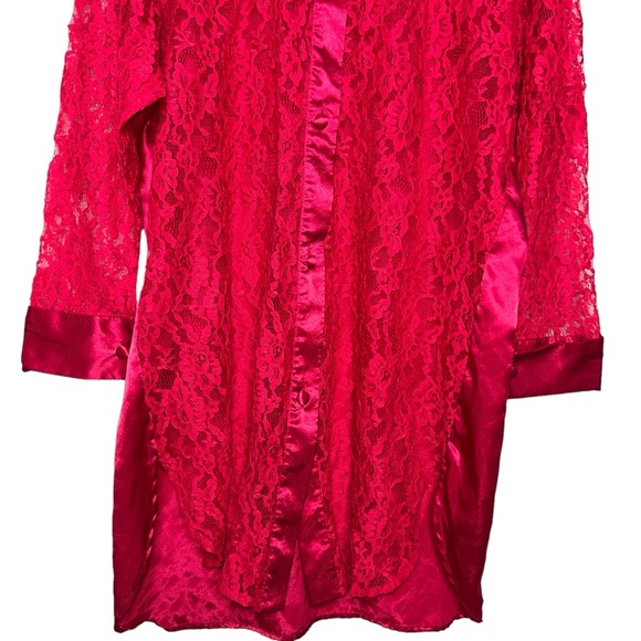 Victoria's Secret Vintage Gold Label Lace Shirt Petite Small - Picture 5 of 11